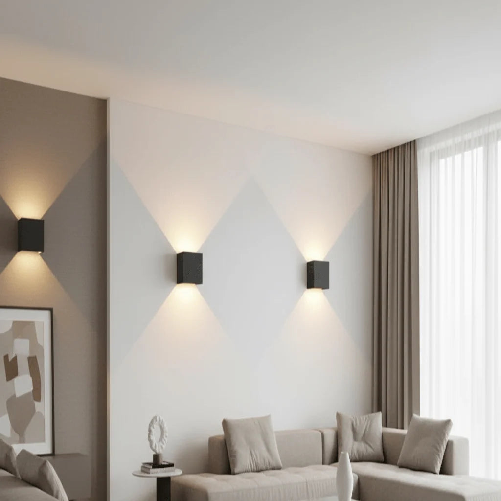 LED Wall Light Rechargeable Wireless Adjustable Beam Angle