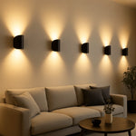 LED Wall Light Slim Energy-Efficient Warm Light
