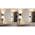 LED Wall Light Slim Energy-Efficient Warm Light