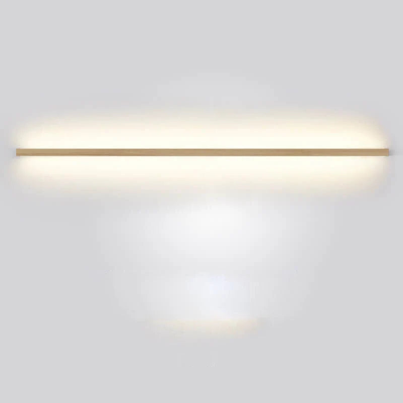 LED Wall Light Solid Wood Dimmable & Color-Adjustable