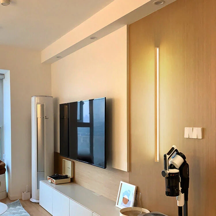 LED Wall Light Solid Wood Dimmable & Color-Adjustable