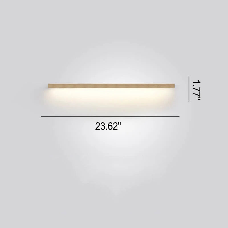 LED Wall Light Solid Wood Dimmable & Color-Adjustable