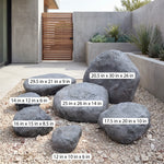 Landscaping Rock Set Fiberglass UV-Resistant Fixture Covers