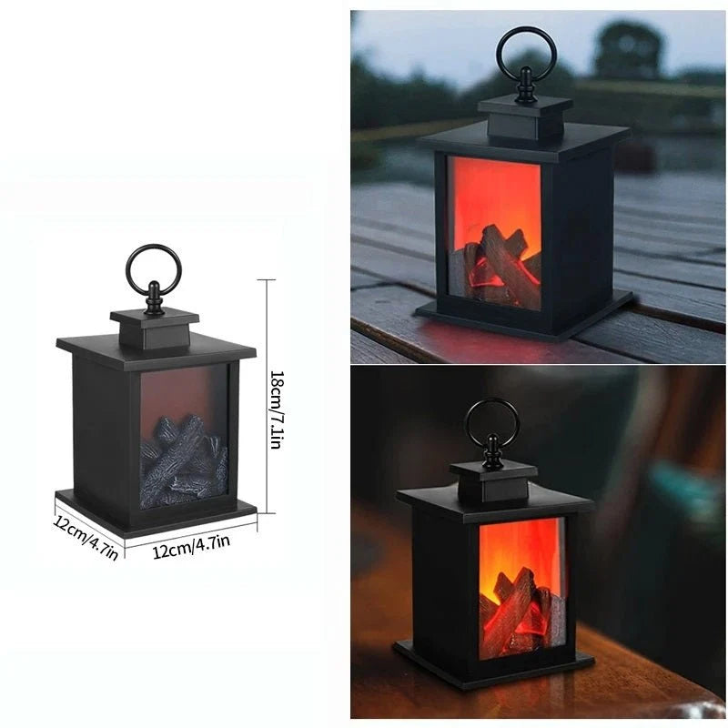 Lantern Flameless Flickering LED USB & Battery