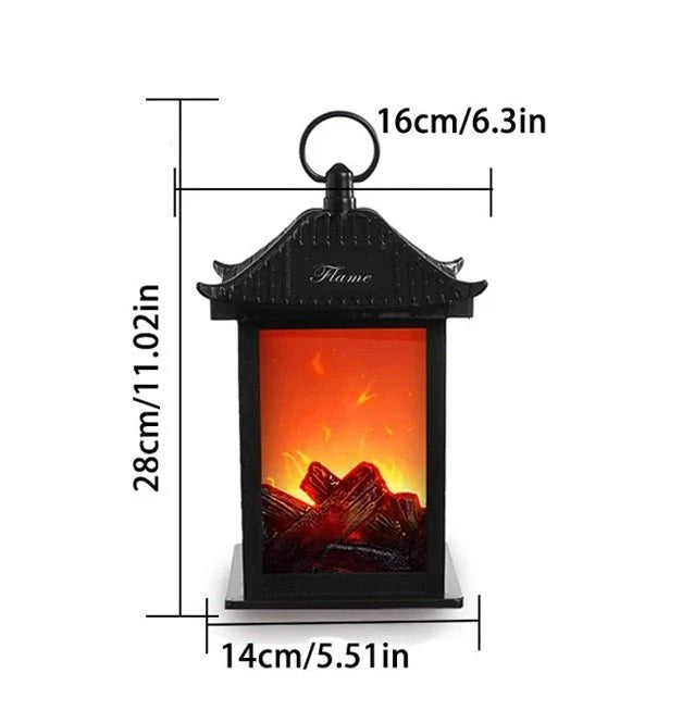 Lantern Flameless Flickering LED USB & Battery