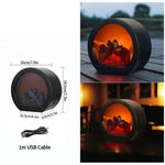 Lantern Flameless Flickering LED USB & Battery