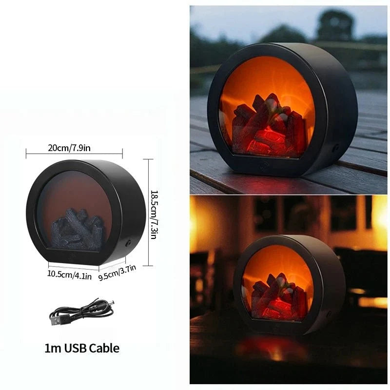 Lantern Flameless Flickering LED USB & Battery