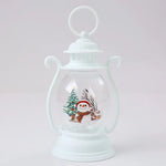 Lantern Glass & Metal Festive Motifs Soft Warm Light
