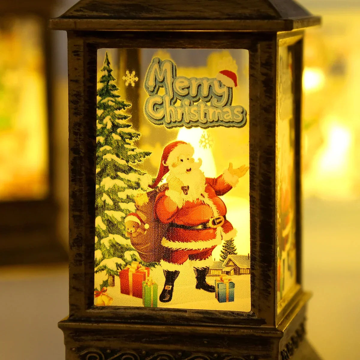 Lantern Santa Graphic Lightweight & Durable