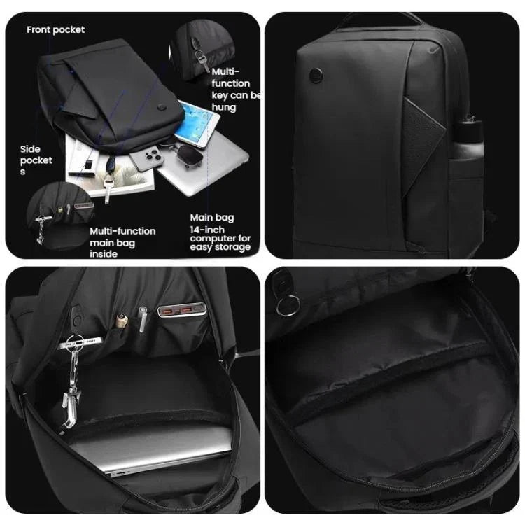 Laptop Backpack 900D Waterproof Lightweight Fits 14-Inch