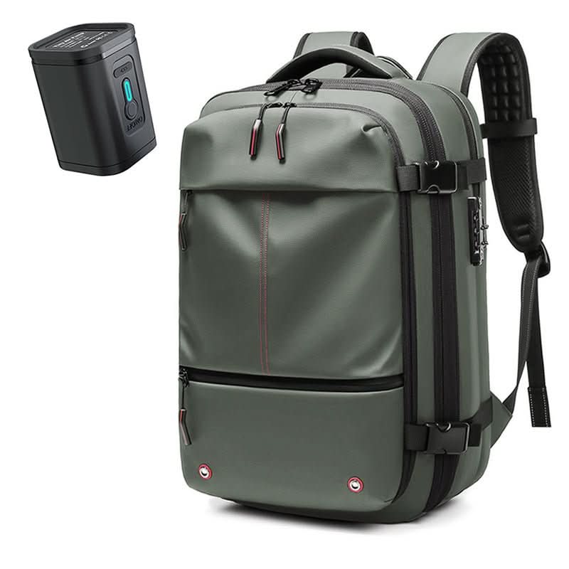 Laptop Backpack Expandable Vacuum Compression Water-Repellent 17.3-Inch Compartment
