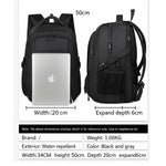 Laptop Backpack Insulated Food Compartment USB Charging Port Up to 17.3-Inch Laptop Fits