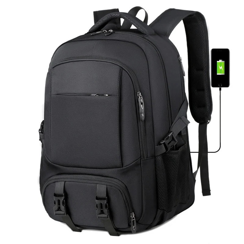 Laptop Backpack Insulated Food Compartment USB Charging Port Up to 17.3-Inch Laptop Fits