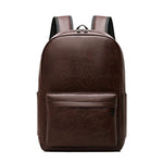 Laptop Backpack Leather Fits 15-Inch Laptops Organized Storage