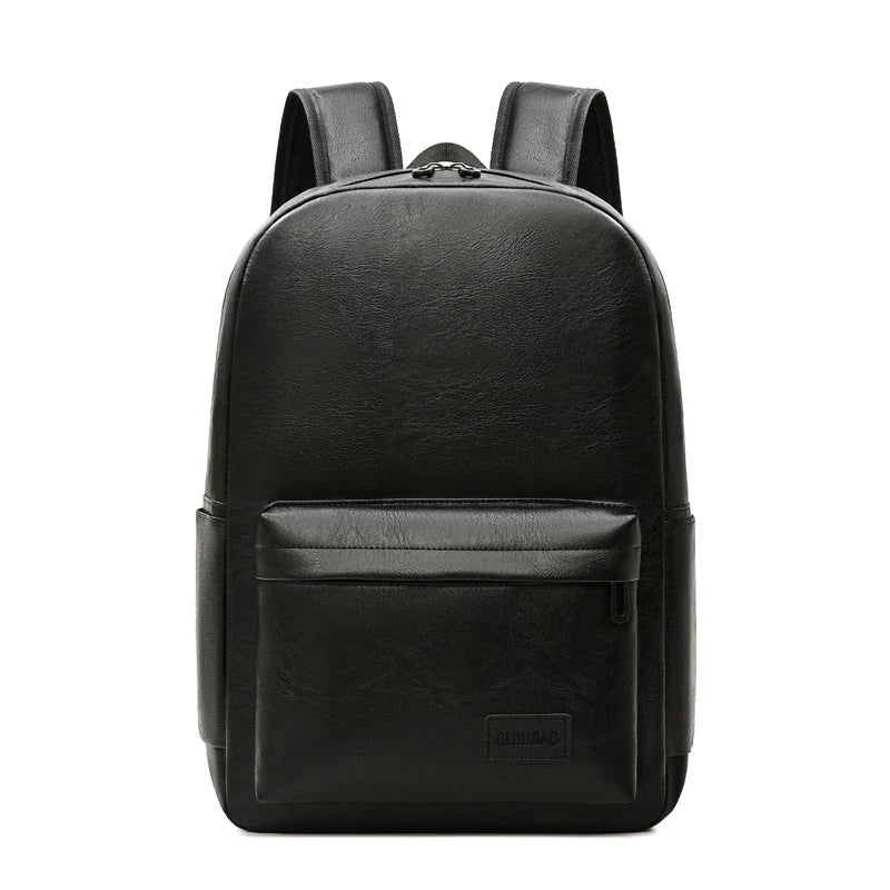 Laptop Backpack Leather Fits 15-Inch Laptops Organized Storage