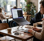 Laptop Stand Height-Adjustable & 360° Rotating Foldable Aluminium Alloy