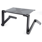 Laptop Stand Height-Adjustable Folding Aluminum With Mouse Tray