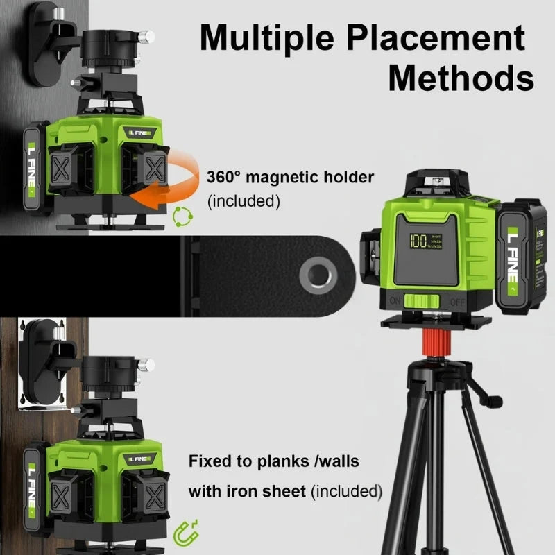 Laser Level 16-Line 360 Degree Bluetooth App Control