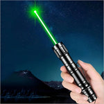 Laser Pointer Green USB Rechargeable Anodized Metal Body