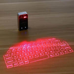 Laser Projection Keyboard Portable Bluetooth & USB Rechargeable Battery