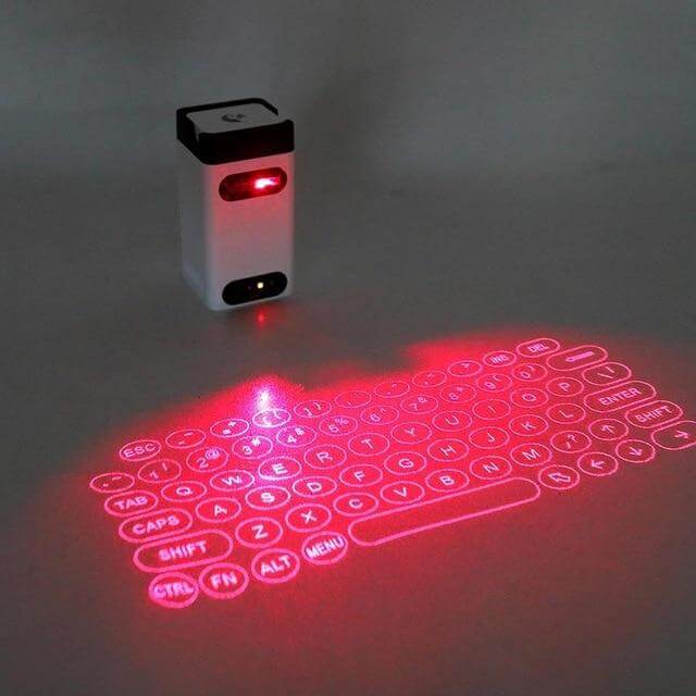 Laser Projection Keyboard Portable Bluetooth & USB Rechargeable Battery
