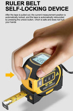 Laser Tape Measure 197 Ft Rangefinder 16 Ft Tape