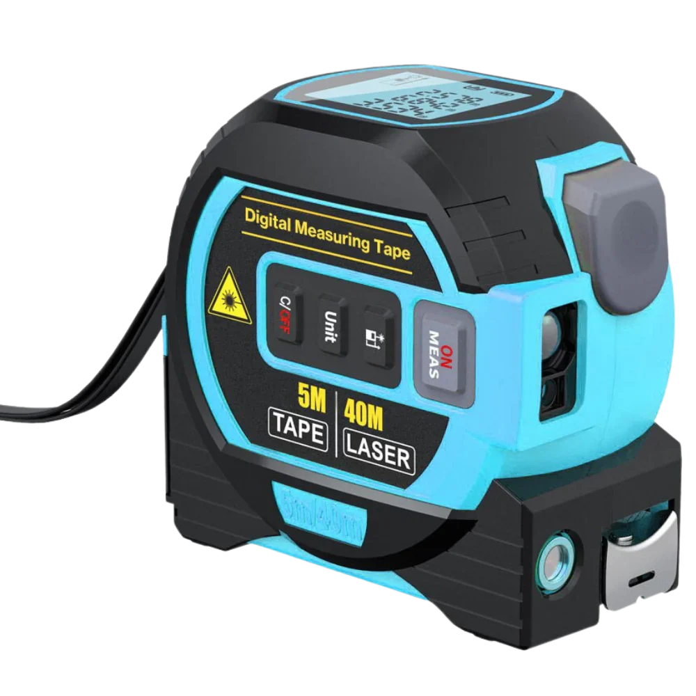 Laser Tape Measure 3-in-1 131 Ft Backlit LCD