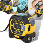 Laser Tape Measure 3-in-1 131 Ft Backlit LCD