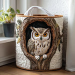 Laundry Basket Hand-Quilted Appliqué Reinforced Handles 60L Capacity
