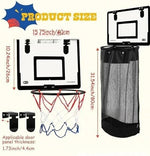 Laundry Hamper Basketball Hoop Design Breathable Mesh