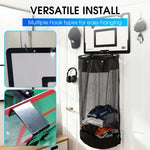 Laundry Hamper Basketball Hoop Design Breathable Mesh