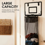 Laundry Hamper Basketball Hoop Design Breathable Mesh