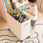 Laundry Hamper Slim Space-Saving Breathable Fabric