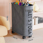 Laundry Hamper Slim Space-Saving Breathable Fabric