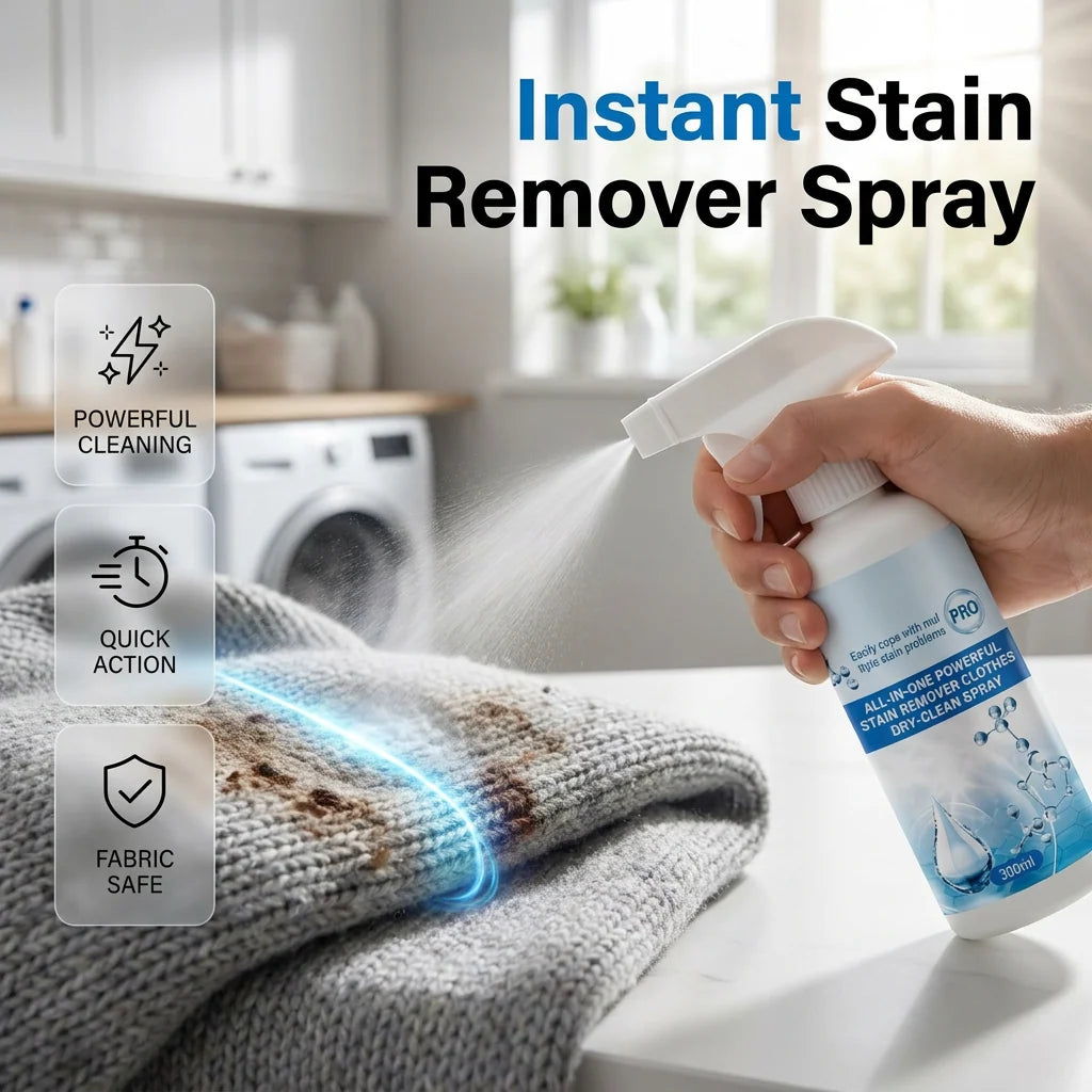 Laundry Stain Remover Spray Grease & Oil Pre-Treatment