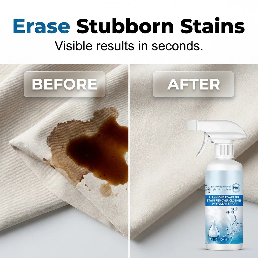 Laundry Stain Remover Spray Grease & Oil Pre-Treatment