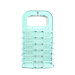 Laundry Storage Basket Wall-Mounted Foldable No-Drill Installation Holds 22 Lb+