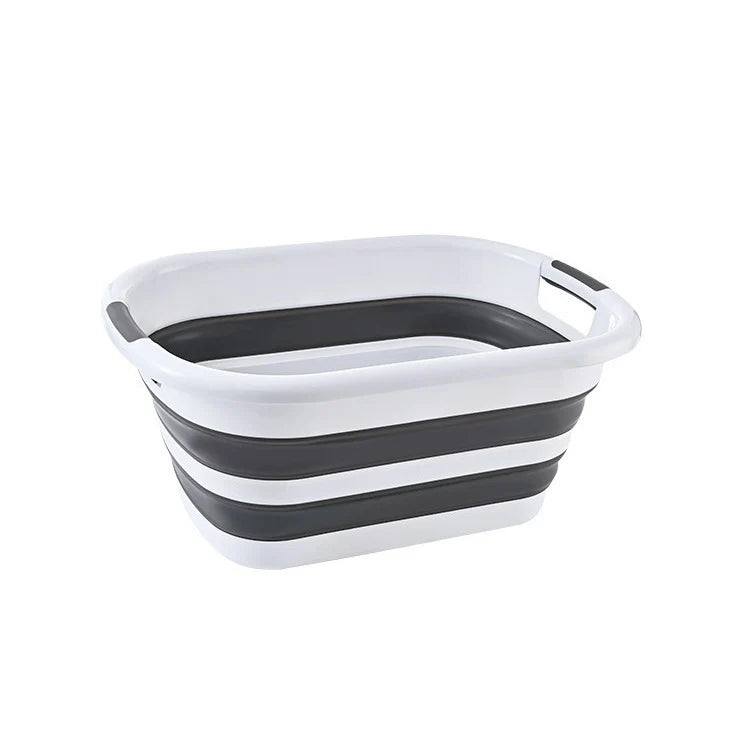 Laundry Tub Foldable Space-Saving Non-Slip Base Ergonomic Handles