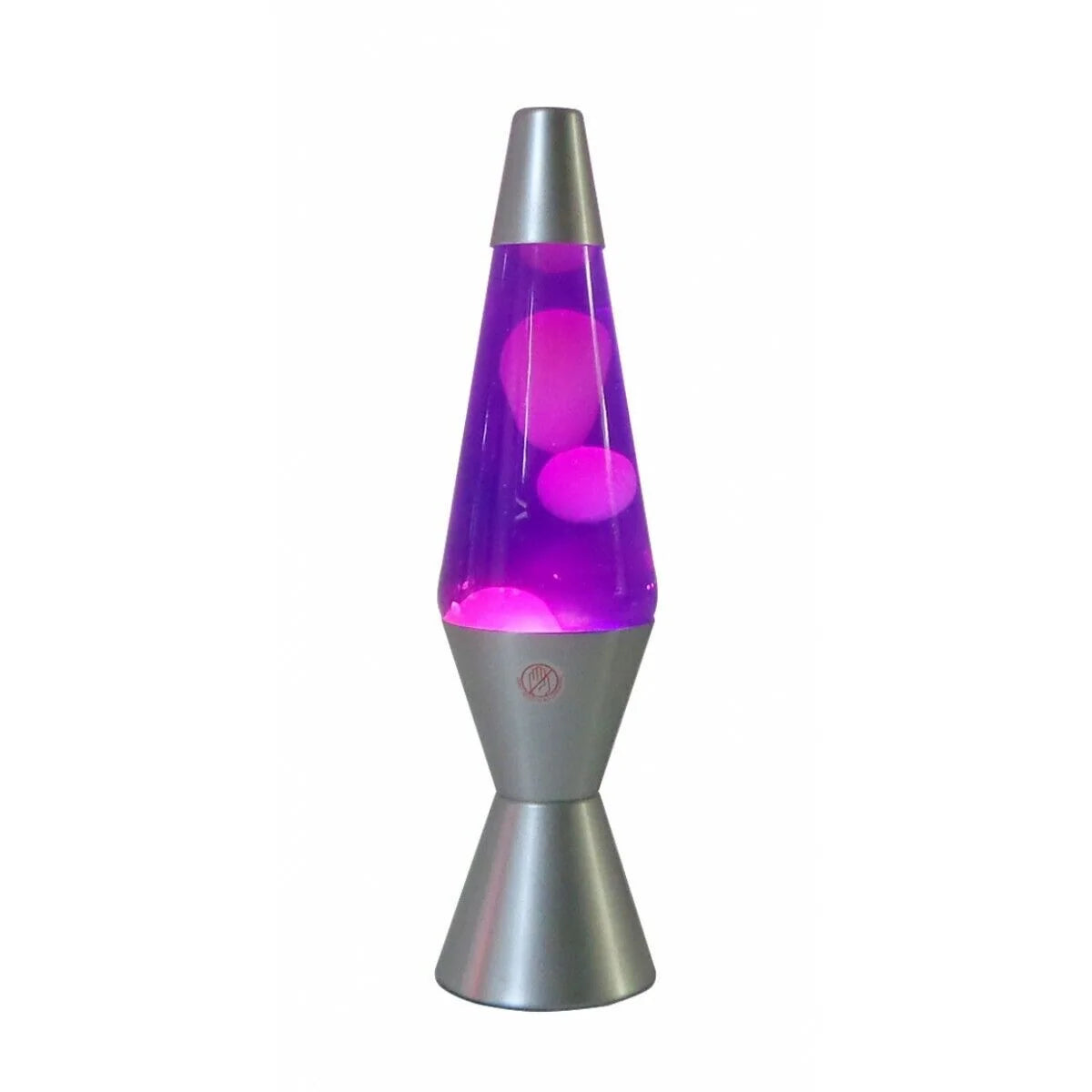 Lava Lamp Retro Glass and Metal Warm Glow Wax Motion