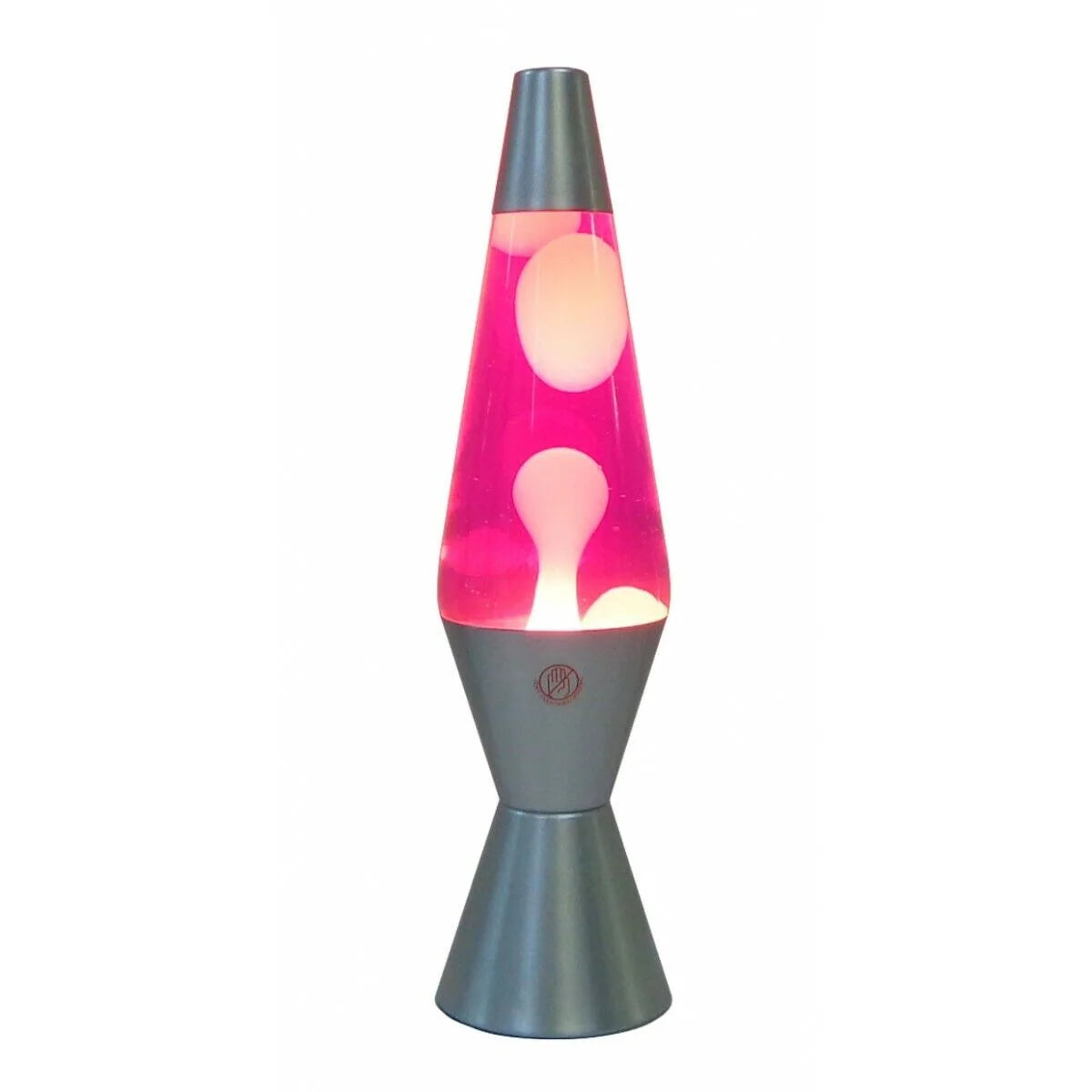 Lava Lamp Retro Glass and Metal Warm Glow Wax Motion