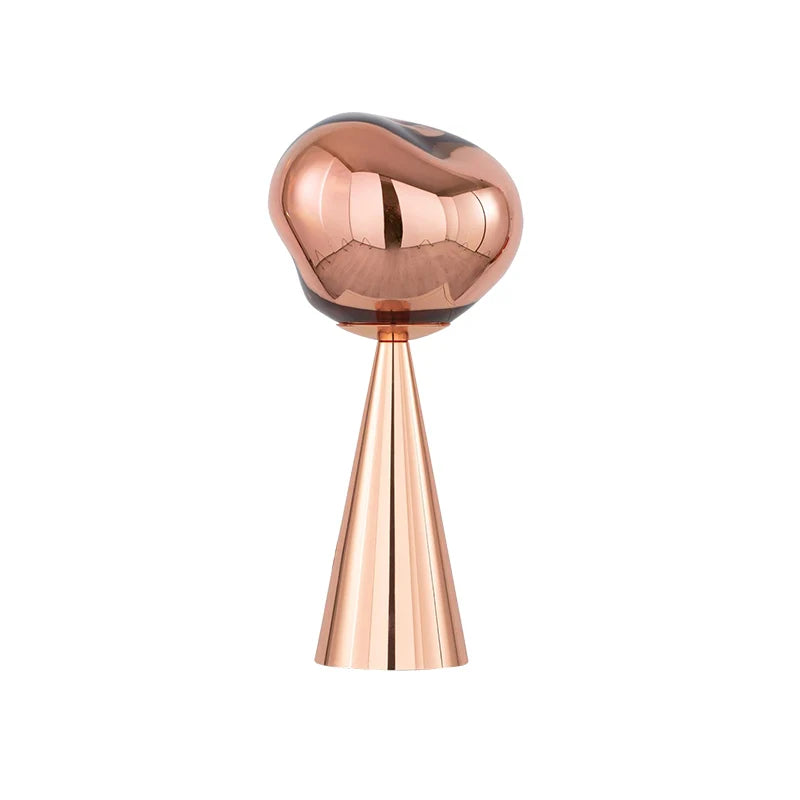 Lava Lamp Touch Switch Warm Glow Iron Frame