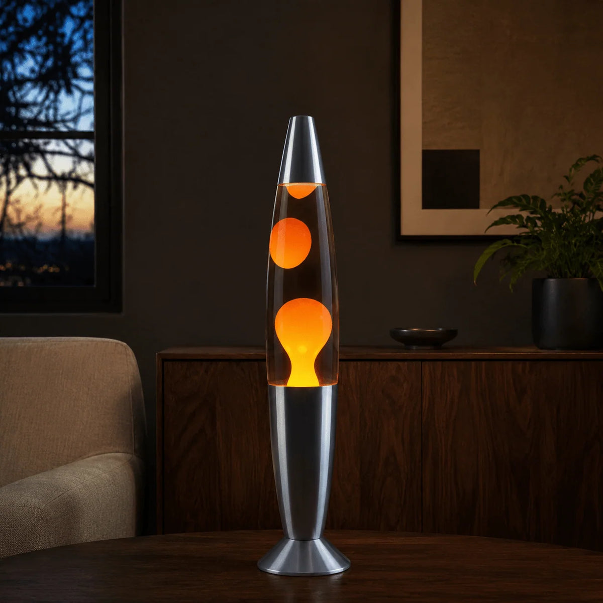 Lava Lamp Wax Motion Warm Ambient Light
