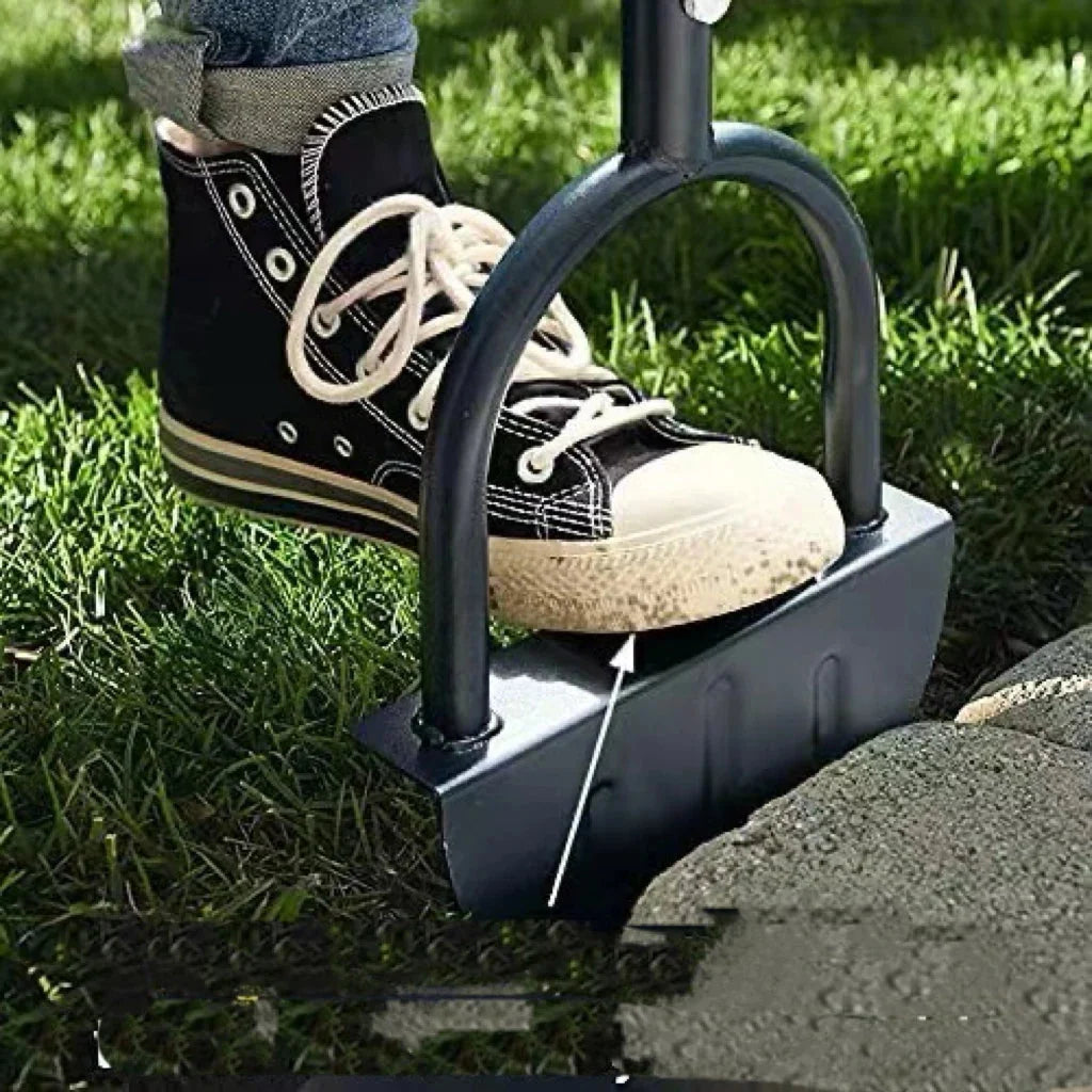 Lawn Edger Sawtooth Blade Reinforced Step Plate