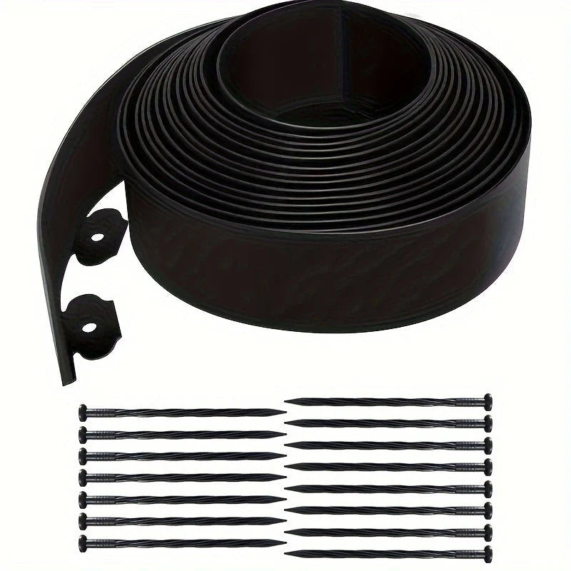 Lawn Edging Flexible & Weather-Resistant 32.8 Feet