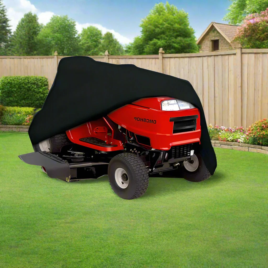 Lawn Mower Cover 420D Heavy-Duty Waterproof & UV-Resistant