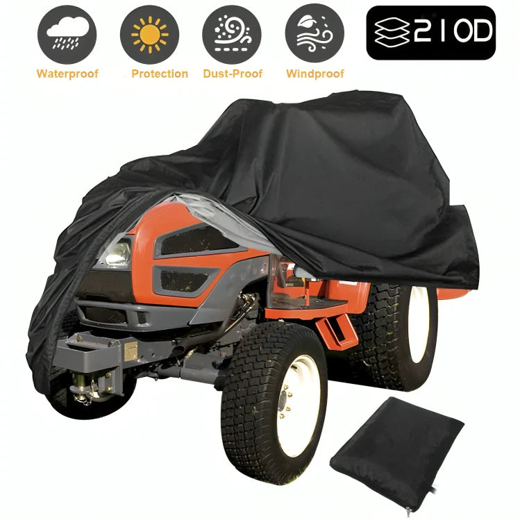 Lawn Mower Cover 420D Heavy-Duty Waterproof & UV-Resistant
