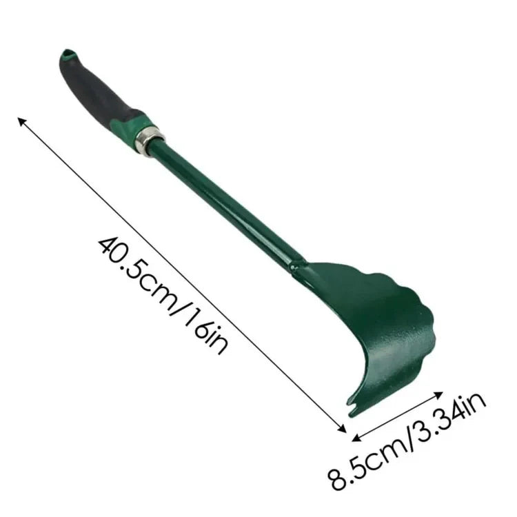 Lawn Mower Deck Scraper Rustproof Metal Ergonomic Rubber Handle 15.9 Inch