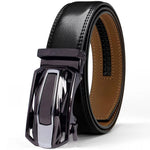 Leather Belt Genuine Leather Auto-Lock Buckle Precise Fit