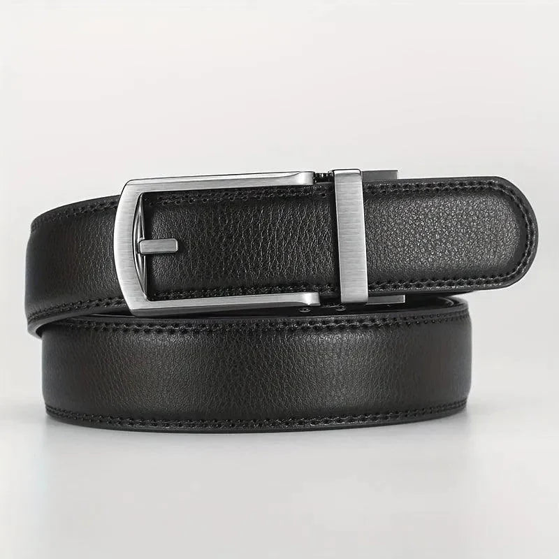 Leather Belt Genuine Leather Classic Buckle for Formal & Casual Wear