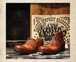 Leather Boots Retro Lace-Up Non-Slip Rubber Sole